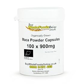 Organic Maca Powder Capsules (100 capsules)