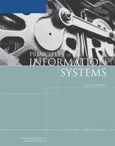 Textbook - Principles of Information Systems