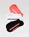 Microfiber Logo Socks (3-Pack) - BEBE SPORT - FLAMING CORL/BLK/WHT (1SZ)