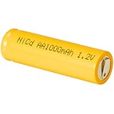 Parts Express AA NiCd Cell Battery with Tabs 1000mAh
