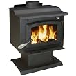 U S STOVE  Ashley, 38,000 BTU Wood Pedestal Stove Heater with Blower #APS1100B