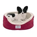 PetSafe Heated Wellness Sleeper, Mini (Cranberry/Sand)