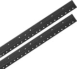 Raxxess 6U Rack Rail, 1 Pair, Black