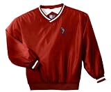 Personalized custom embroidered male gymnastics COACH design on nylon windshirt