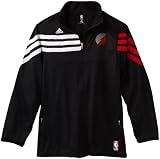 NBA Youth Portland Trail Blazers On Court Full Zip Jacket - R289Nvtb (Black, X-Large)