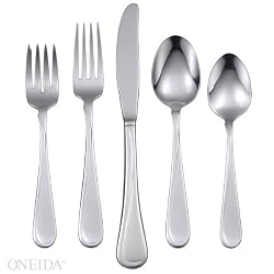 Oneida Flight 20-Piece Stainless Steel Flatware Set, Service for 4