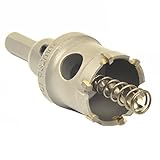 19mm 超硬 ステンレス ホールソー 電動 ドリル 等 対応 木工 塩ビ プラスティック 鉄 アルミ ステンレス 発砲 スチロール 等 用 穴あけ 龜旅