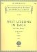 Schirmer's Library of Musical Classics: First Lessons in Bach for the Piano Vol. 1436