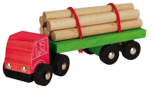 HEROS 100027832 - Camion trasporta tronchi, 18 cm