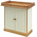 Saplings French Dresser/Changer with Doors - Pine Ivory