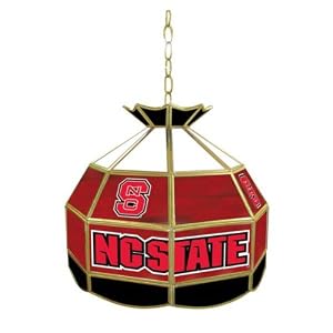 Trademark North Carolina State Glass Tiffany Lamp - 16-inch diameter