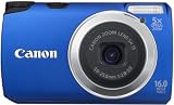 Canon PowerShot A3300 IS - C�mara Digital Compacta 16 MP (3 pulgadas LCD, 5x Zoom �ptico) - Azul (importado)