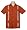 Men's Guayabera Shirt - Cool Mexican, Cuban Wedding and Cigar Clothing, 100% Cotton Burnt Orange