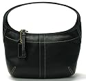 AUTHENTIC COACH ERGO BLACK LEATHER SMALL HOBO 10739