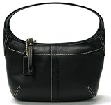 AUTHENTIC COACH ERGO BLACK LEATHER SMALL HOBO 10739