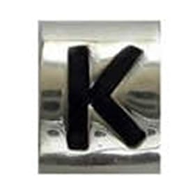 Letter K Oriana Bead - Pandora Bead & Bracelet Compatible