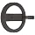 2 Spoked Black Powder Coated Aluminum Dished Hand Wheel with Revolving Handle, 8" Diameter, 5/8" Hole Diameter (Pack of 1)