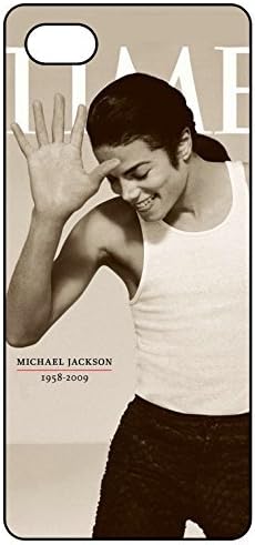 Michael Jackson Black Soft Rubber Printed Protective Phone Case Cover Skin for Apple iPhone 6 Plus, 6S Plus 5.5 Inch