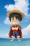 One Piece Bandai Chibi Arts 4 Inch Action Figure Monkey D. Luffy