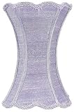 Scallop Hourglass Medium Lamp Shade in Lavender