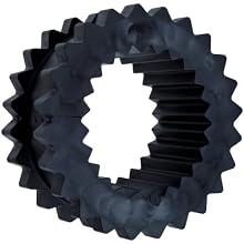 Martin 10JEMS Quadraflex Sleeve, Thermoplastic Rubber, Inch, 7.0625" OD, 3.438" Length