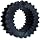Martin 10JEMS Quadraflex Sleeve, Thermoplastic Rubber, Inch, 7.0625" OD, 3.438" Length