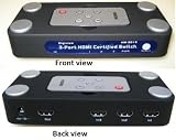 PTC 3-PORT HDMI 1.3 Certified Switch with Remote and Free 6ft GOLD Cable