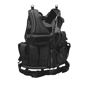 UTG Law Enforcement Tactical XXL Broad-Built Vest, Black