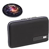 Deluxe Hard Shell Travel Carrying Case with Strap for Portable Handheld - Car GPS Navigator for Select MAGELLAN Crossover GPS Explorist / Maestro / RoadMate / Triton Models - to hold unit, adapters, memory cards and other accessories Includes Custom Designed MousePad