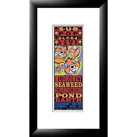 MUDHONEY Sub Pop Ultra Lame Fest 1992 - Framed Print/Poster