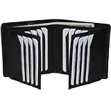 Bifold Business Credit Card Case Leather Wallet #2192CF