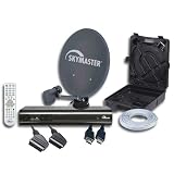 Skymaster HDTV Camping Anlage DXH 100 mit 40cm Antenne Koax HDMI 3888