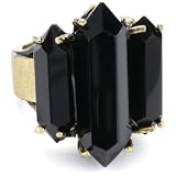 Low Luv by Erin Wasson Wide 14k Plated Black Crysta