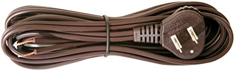 Royal Designs 8-foot Brown Lamp Cord with Flat Plug, SPT-2 (CO-4001-BR-8-1)