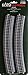 Kato 2-240 HO Unitrack 28 3/4 radius curve 4 pieces