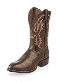 Tony Lama Men's 11 'Stockman' Round Toe Pull On Western Boot - British Tan