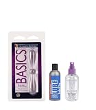 Cal Exotics Dr. Laura Berman Isis Kit: Intimate Basics Beginner Pelvic Kegel Style Exerciser, LUBExxx Body & Toy Lube (150ml),  and Berman Center Anti-bacterial Toy Cleaner
