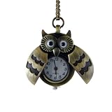 Owl Clock Long Necklace