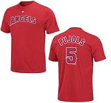 Los Angeles Angels Albert Pujols Red MENS Jersey T-Shirt - IN STOCK