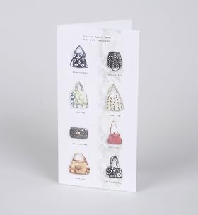 Favourite Handbags Birthday Card