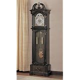 Buy Deep Brown Finish Grandfather Clock By Coaster Furniture by Coaster