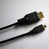 HDMI(タイプA)- micro HDMI (タイプD) 接続用ケーブル 1.5m Ver 1.4 (最新版) ★XPERIA arc / HTC EVO Flyer / SO-02C 対応★