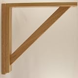 Corbel for Countertops and Shelves - Oak Straight Model 14 - Unfinished