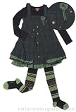 Marese Jumper Dress Print Top & Tights Set