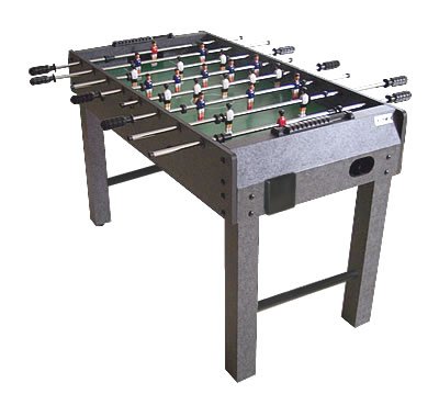 DEMA Tischfussball Kicker Schwarz