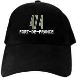 CAPS BLACK EMBROIDERY  ISO CODE FORT-DE-FRANCE  MARTINIQUE