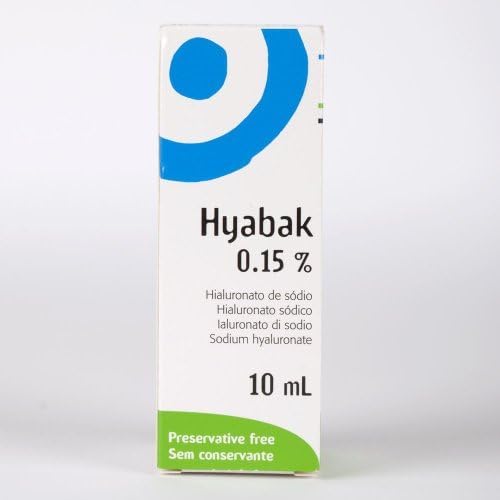 3 x NEW HYPOTONIC Hyabak 10ml Preservative Free by Hyabak