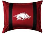 ARKANSAS RAZORBACKS OFFICIAL TEAM JERSEY PILLOW SHAM
