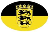 Autoaufkleber Wappen Fahne Baden Württemberg Aufkleber