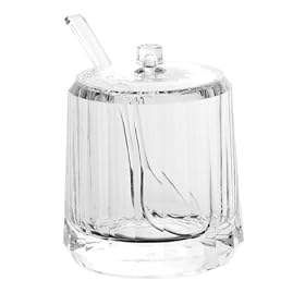 Acrylic Faceted Sugar Bowl by US Acrylic